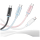 USAMS Kabel US-SJ658 6A USB-A do USB-C 1,2m niebieski - 1569070 - zdjęcie 3